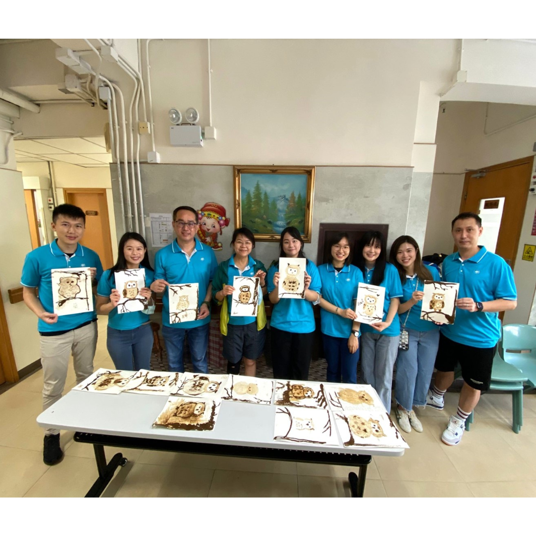 EOC organises coffee grounds painting session for people with intellectual disabilities